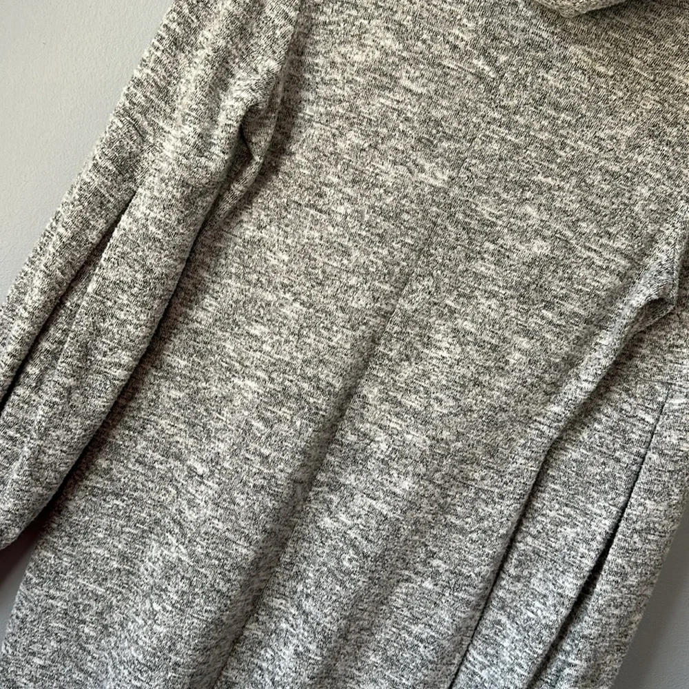 Lulus Mattea Heathered‎ Grey Cowl Neck Midi Sweater Dress women's XS